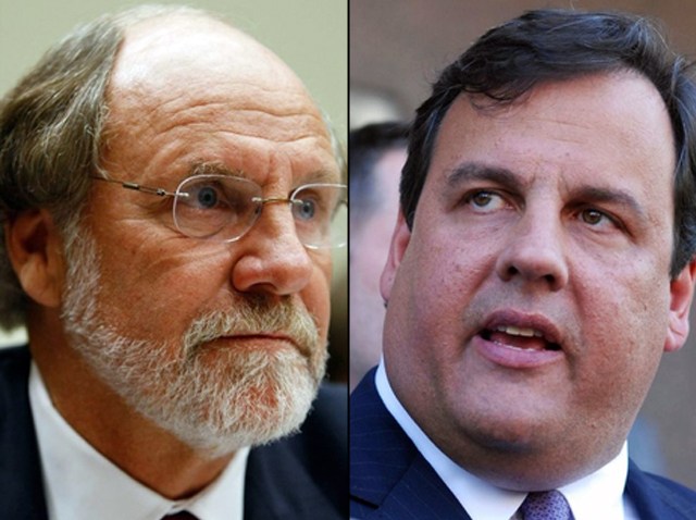 090709 Jon Corzine Chris Christie split