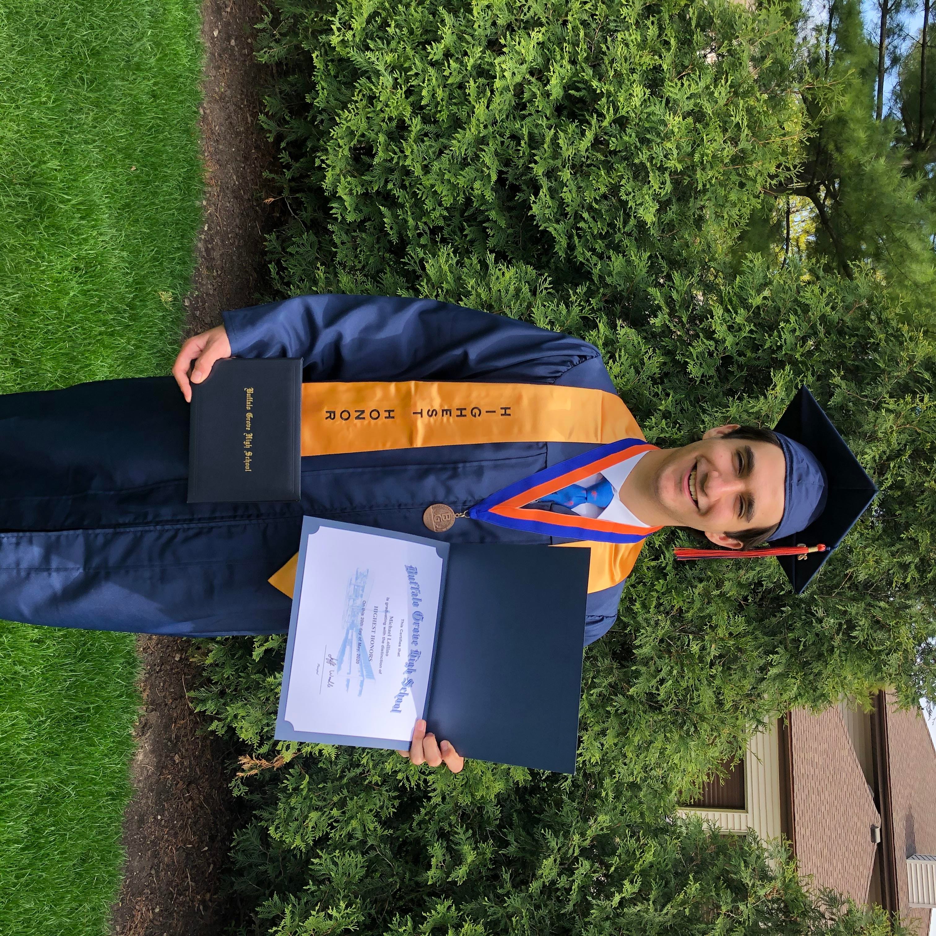 Michael Lollino  <br>Buffalo Grove High School   <br>Attending Purdue University