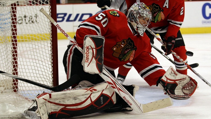 Corey Crawford Misses Blackhawks First Training Camp Practice