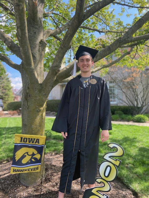 Michael Cusack<br />
University of Iowa<br />
He starts a job on June 1st with a medical company