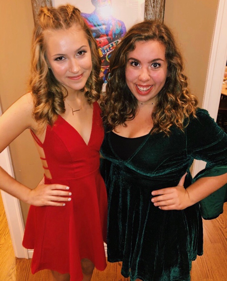Samantha Mayer (right)<br>Maine South High School