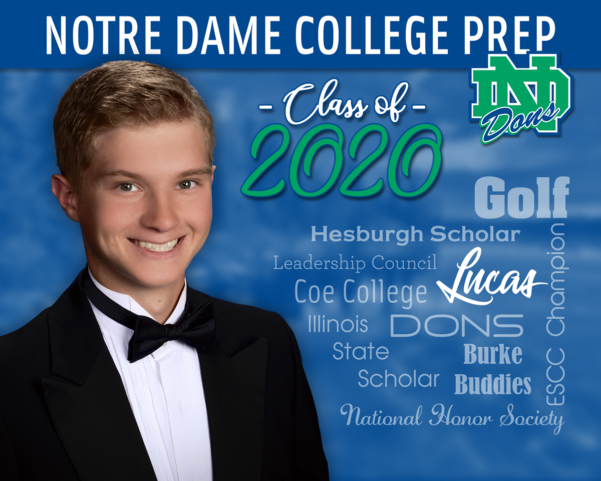 Lucas Geiger from Mt. Prospect Notre Dame College Prep in Niles