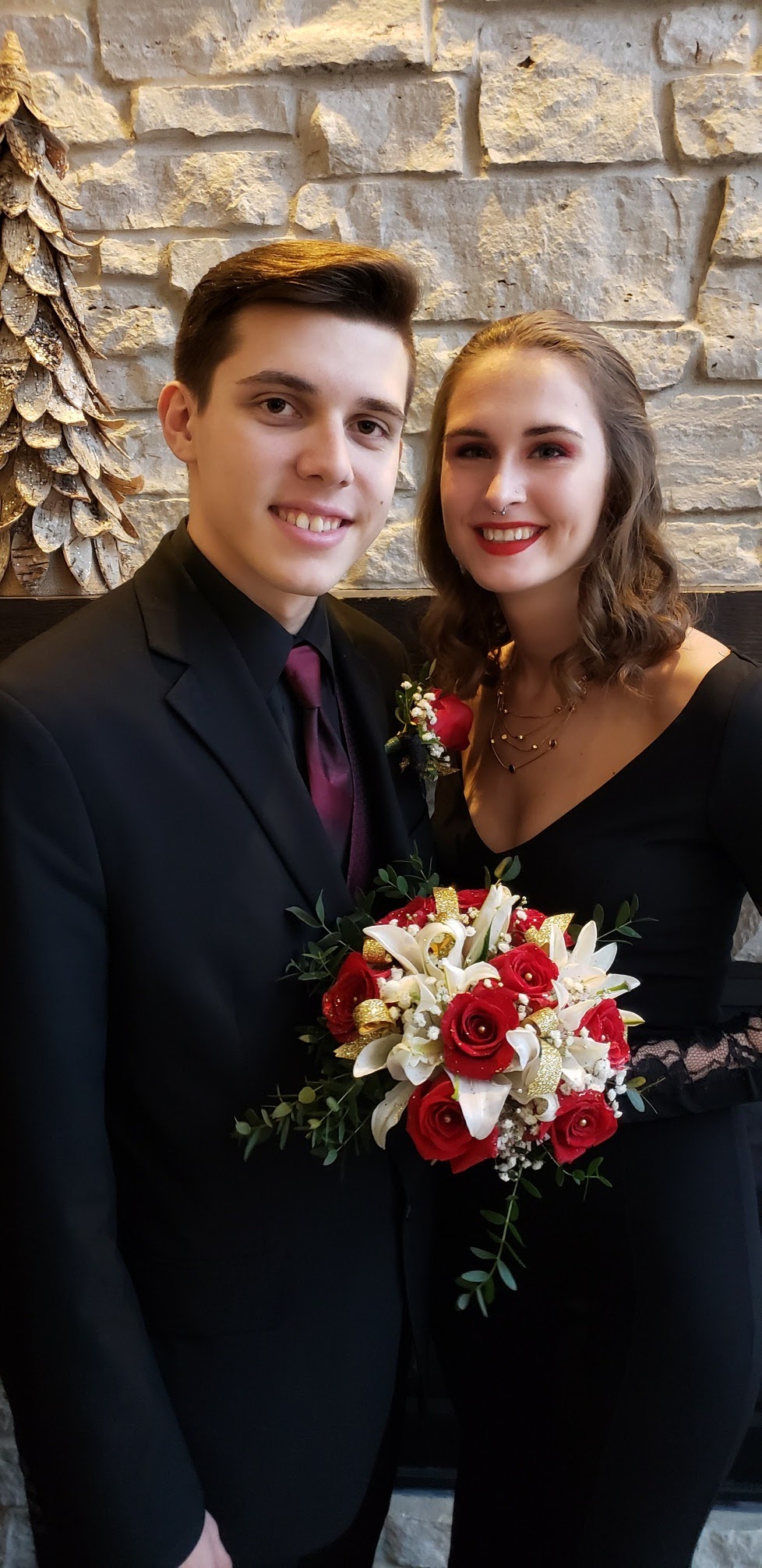 Hailee Langwinski  and Nick<br>Lake Central High School <br>Attending Indiana University–Purdue University