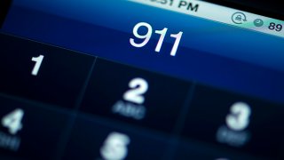 Smartphone calling 911