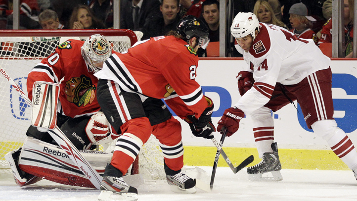 Coyotes Blackhawks Hockey