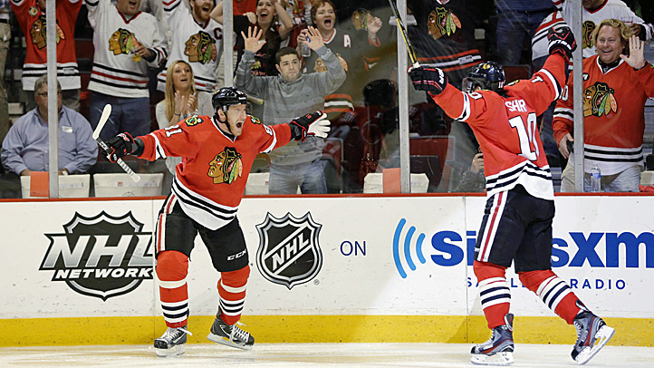 Red Wings Blackhawks Hockey