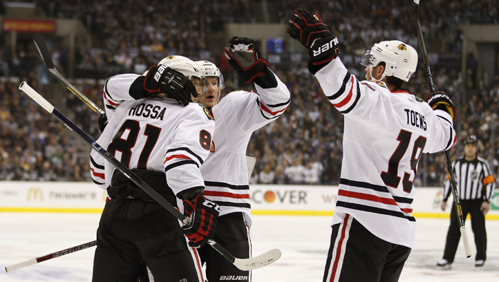 Blackhawks Kings Hockey