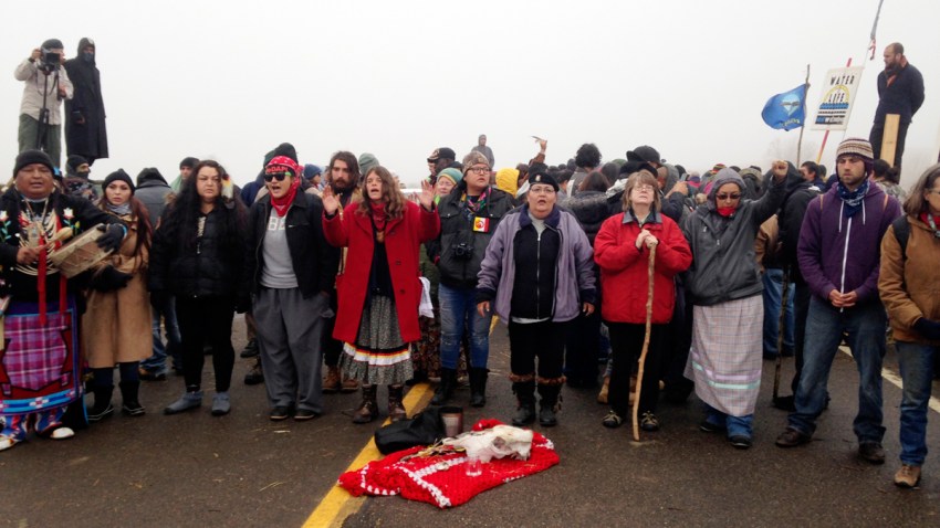Oil Pipeline Protest