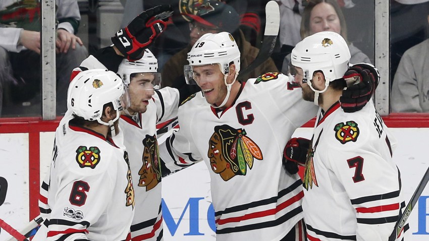 Blackhawks Wild Hockey