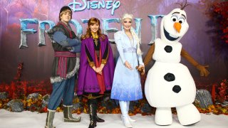 Kristoff, Anna, Elsa and Olaf