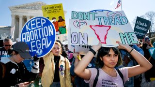 abortion rights demonstrators