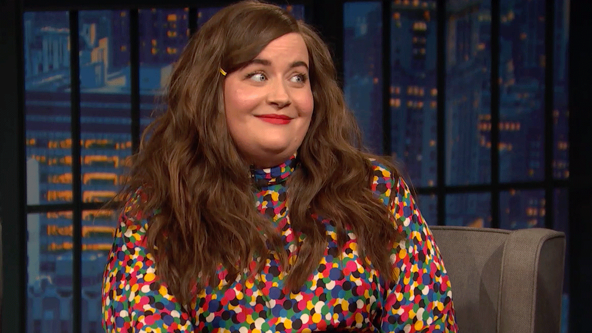 Late Night Aidy Bryant Made Harry Styles Eat Out Of A Trash Can NBC