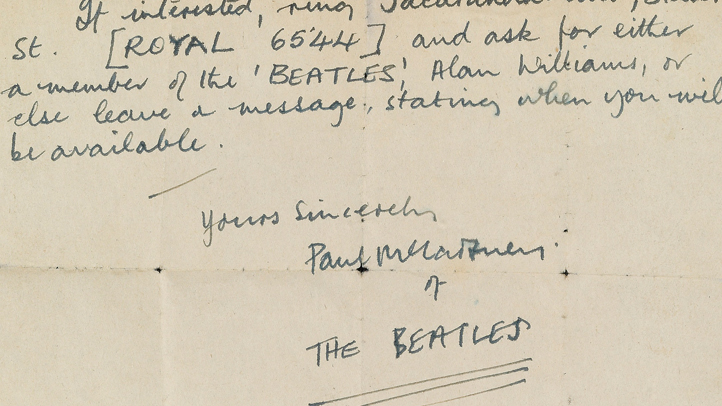 Beatles Letter