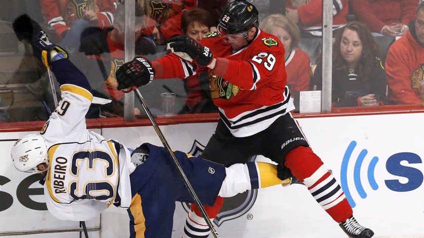 Predators Blackhawks Hockey