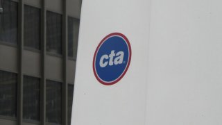 CTA Logo on Bus