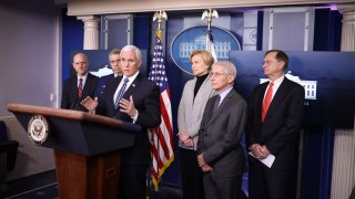 Director of the National Institute of Allergy and Infectious Diseases Dr. Anthony Fauci joins members of the Coronavirus Task Force hold a press briefing at the White House