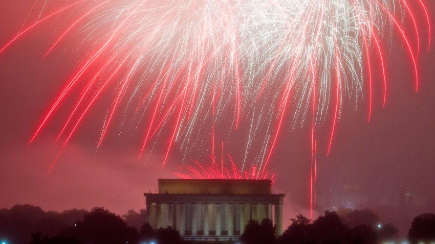 APTOPIX Fourth of July Washington