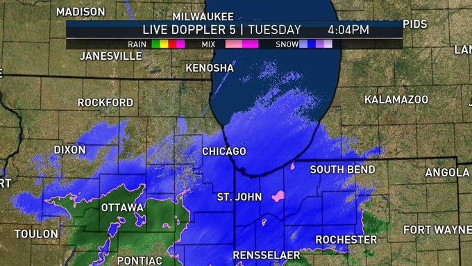 How A Small Shift In Storm’s Path Changed Projected Chicago-Area Snow ...