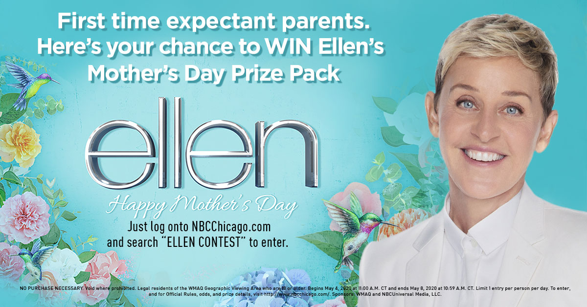 Enter to Win Ellen DeGeneres’ Mother’s Day Sweepstakes For FirstTime