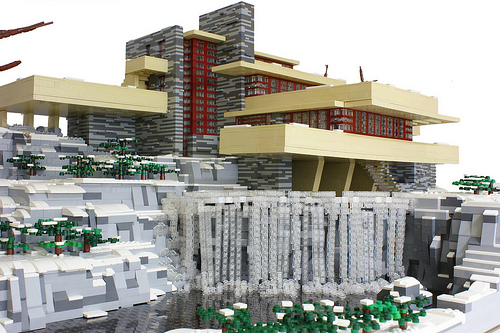 falling water house lego