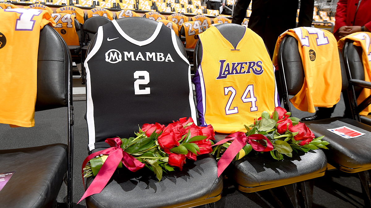 Staples center kobe sales jerseys