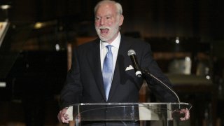This Dec. 14, 2006, photo shows producer Leonard Goldberg during his induction into The Academy of Television Arts and Sciences Hall of Fame.