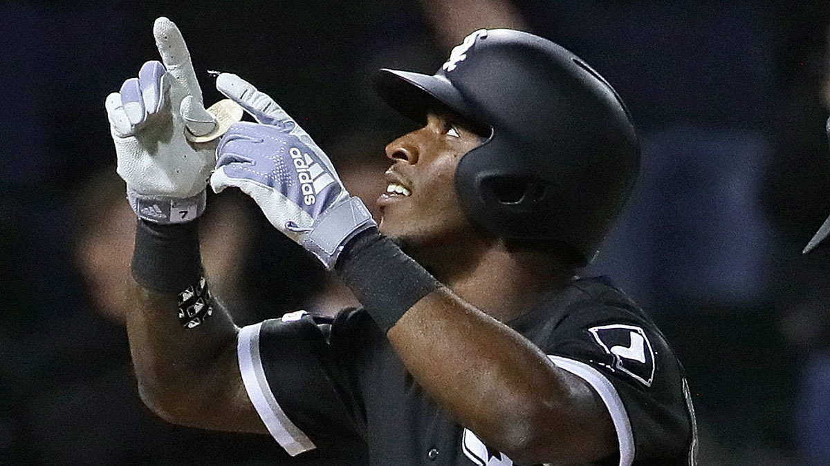 Tim Anderson of the Chicago White Sox celebrates in the dugout News  Photo - Getty Images