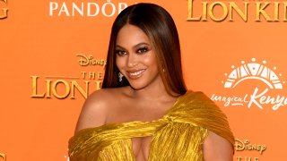 Beyonce Knowles-Carter attends the European Premiere of Disney's "The Lion King" at Odeon Luxe Leicester Square on July 14, 2019