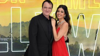 Quentin Tarantino and wife Daniella Pick