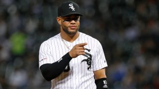 CHICAGO, ILLINOIS – SEPTEMBER 26: Yoan Moncada #10 of the Chicago White Sox plays during the game against the Cleveland Indians at Guaranteed Rate Field on September 26, 2019 in Chicago, Illinois. (Photo by Nuccio DiNuzzo/Getty Images)