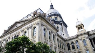 SPRINGFIELD, IL – MAY 05: The Illinois State Capitol Building, in Springfield, Illinois on MAY 05, 2012. (Photo By Raymond Boyd/Michael Ochs Archives/Getty Images)