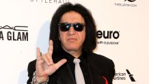 Gene Simmons attends the Elton John AIDS Foundation's Oscar Viewing Party