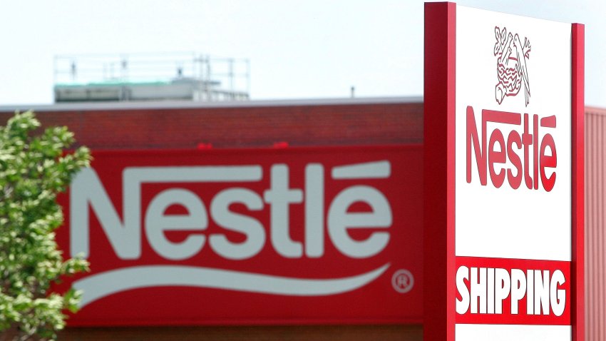 FRANKLIN PARK, IL – JUNE 19: Signage is seen at a Nestle facility June 19, 2006 in Franklin Park, Illinois. Switzerland’s Nestle SA said today they are buying the weight-loss company Jenny Craig for approximately $600 million. (Photo by Tim Boyle/Getty Images)