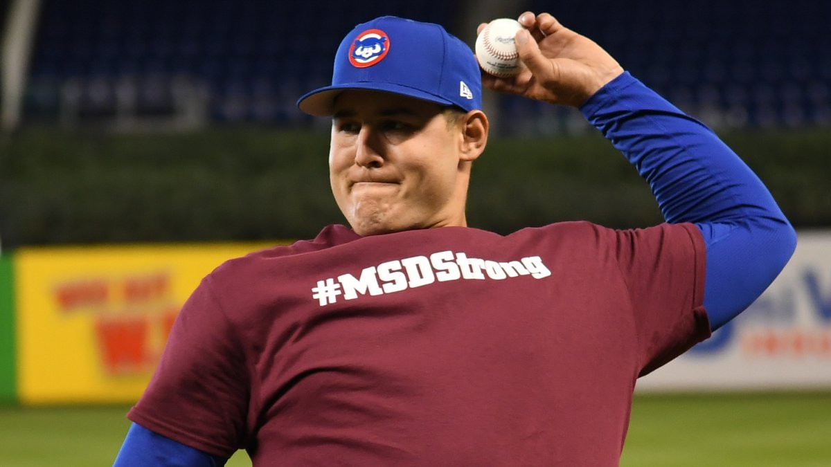 Anthony Rizzo's High School Renames Baseball Field in His Honor – NBC  Chicago