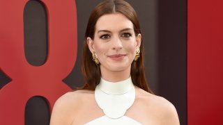 In this June 5, 2018, file photo, Anne Hathaway attends the "Ocean's 8" World Premiere at Alice Tully Hall in New York City.