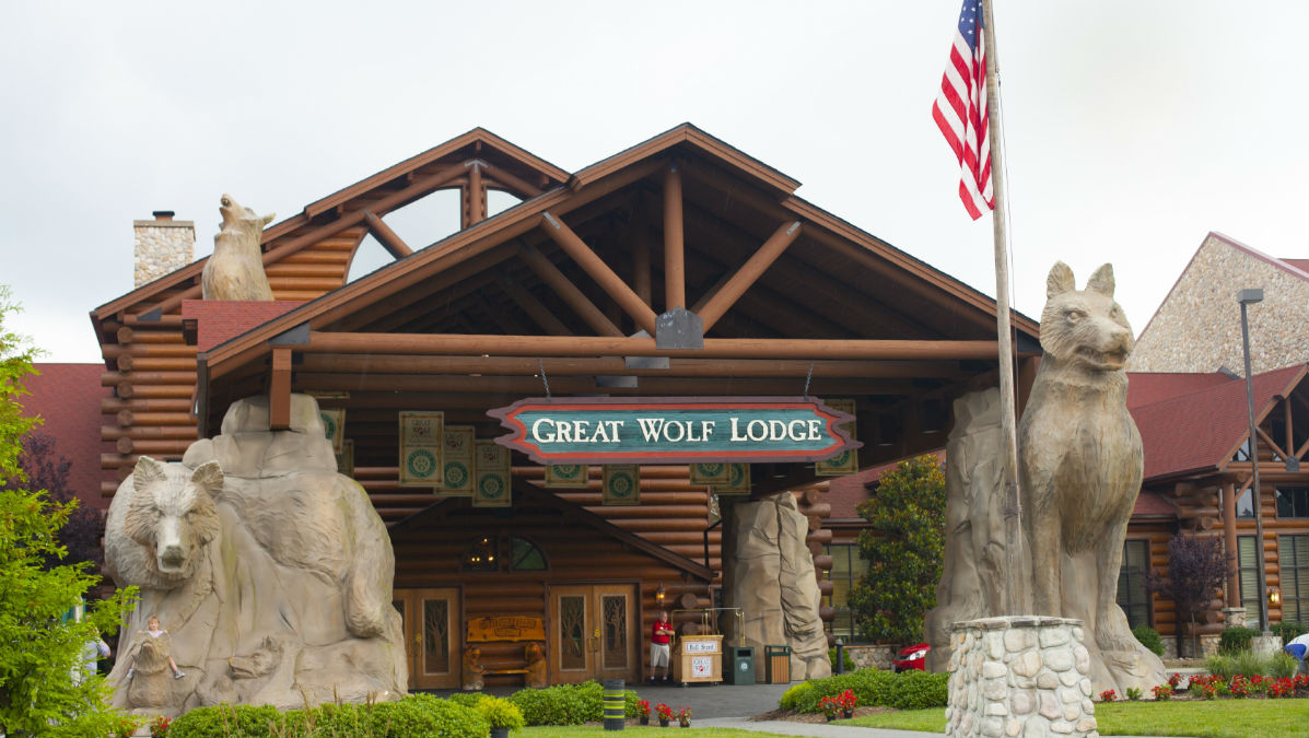 At Great Wolf Lodge