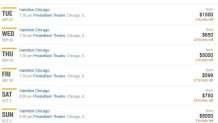 Hamilton stubhub