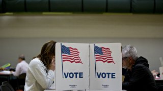 Voters Cast Ballots During Midterm Elections