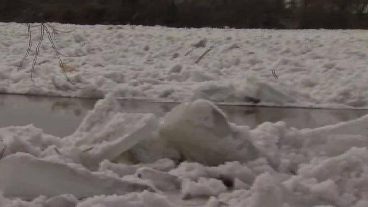 冰坝导致康卡基河沿岸居民整周面临暴洪警告