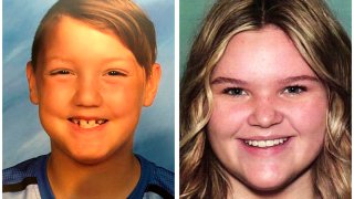 These two undated file photos released by the National Center for Missing and Exploited Children show Joshua "JJ" Vallow, left, and Tylee Ryan. The children's mother Lori Vallow, also known as Lori Daybell, was arrested in Hawaii after refusing to cooperate with officials' requests for information about the children's whereabouts.