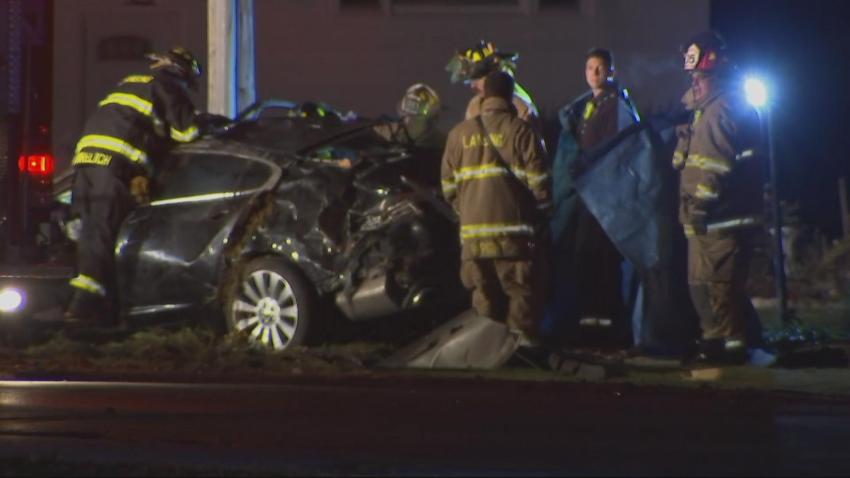 LANCING CAR ACCIDENT BROLL - 03521120_34185012