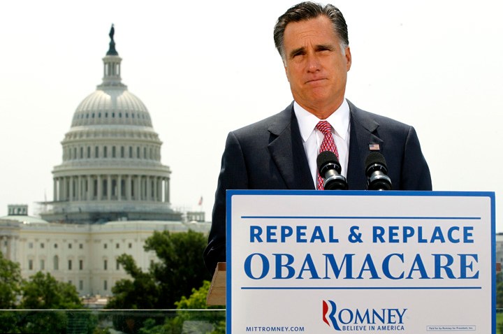 APTOPIX Health Care Romney 2012
