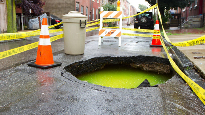Northern Liberties Fluorescent Sinkhole