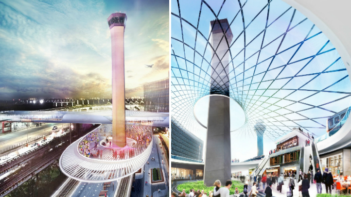 O'Hare Express Rail Renderings