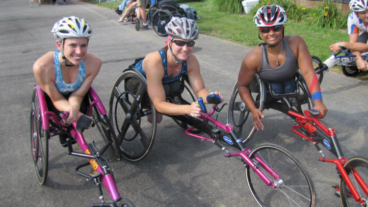 Paralympic-L-R Amanda McGrory Jessica Galli Anjali Forber-Pratt