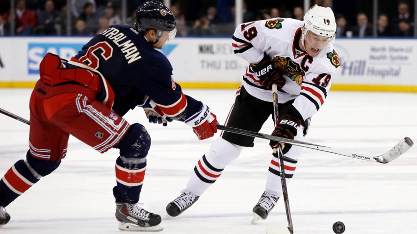 Blackhawks Rangers Hockey