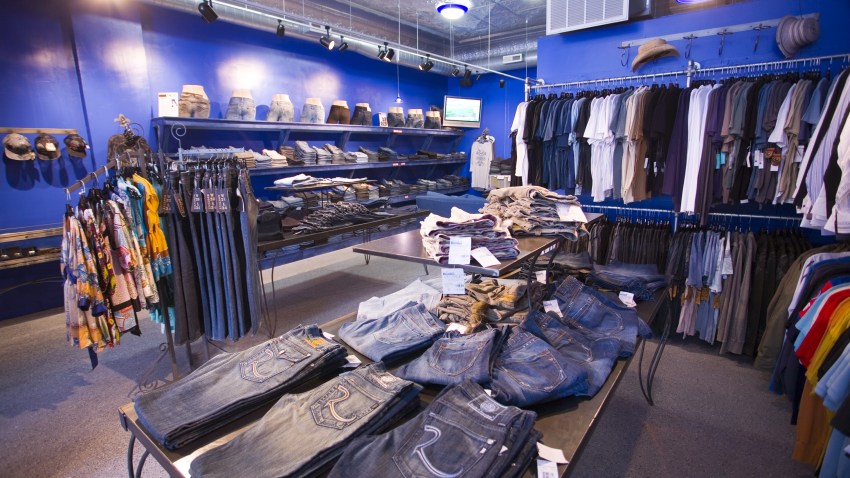 The Denim Lounge in Roscoe Village- store shot NW
