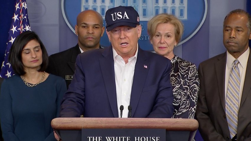 Trump Discusses Bi-Partisan Coronavirus Bill, Says He Was Tested
