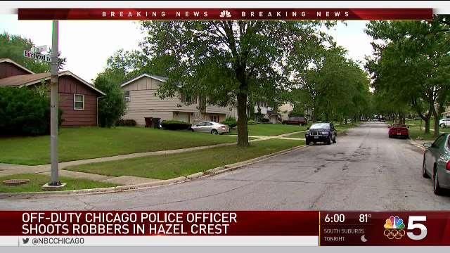 Off-Duty Chicago Cop Shoots Alleged Robber in Hazel Crest – NBC Chicago