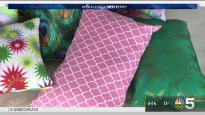 Breast Cancer Survivor Creates Unique Pillows For Those Battling